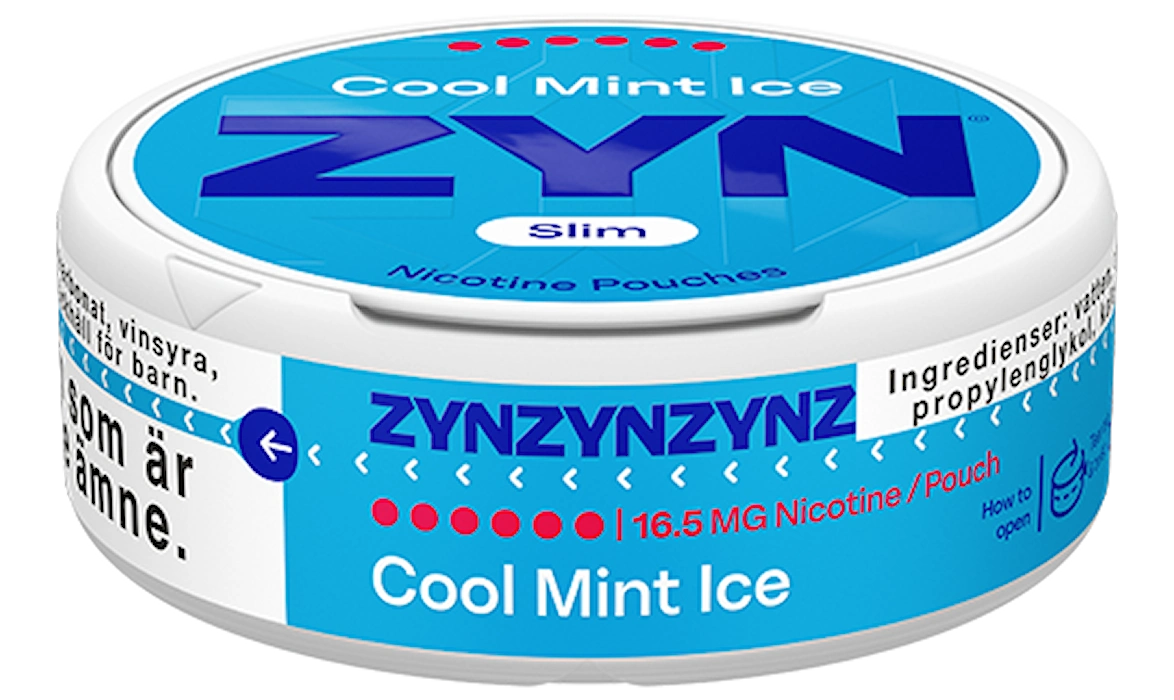 ZYN Menta Fresca Ghiacciata Slim 16,5mg