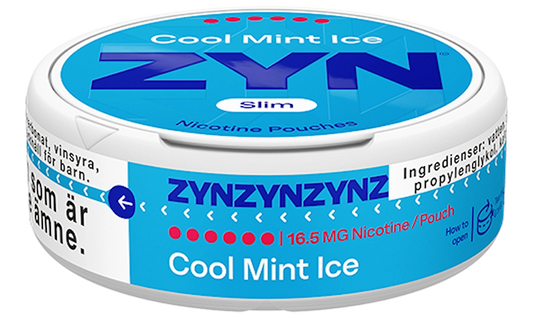 ZYN Menta Fresca Ghiacciata Slim 16,5mg