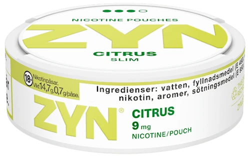 ZYN Agrumi Slim Strong 9mg
