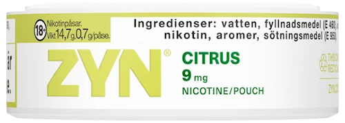 ZYN Agrumi Slim Strong 9mg