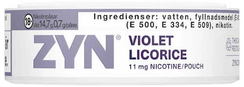 ZYN Viola Liquirizia Slim 9mg e 11mg