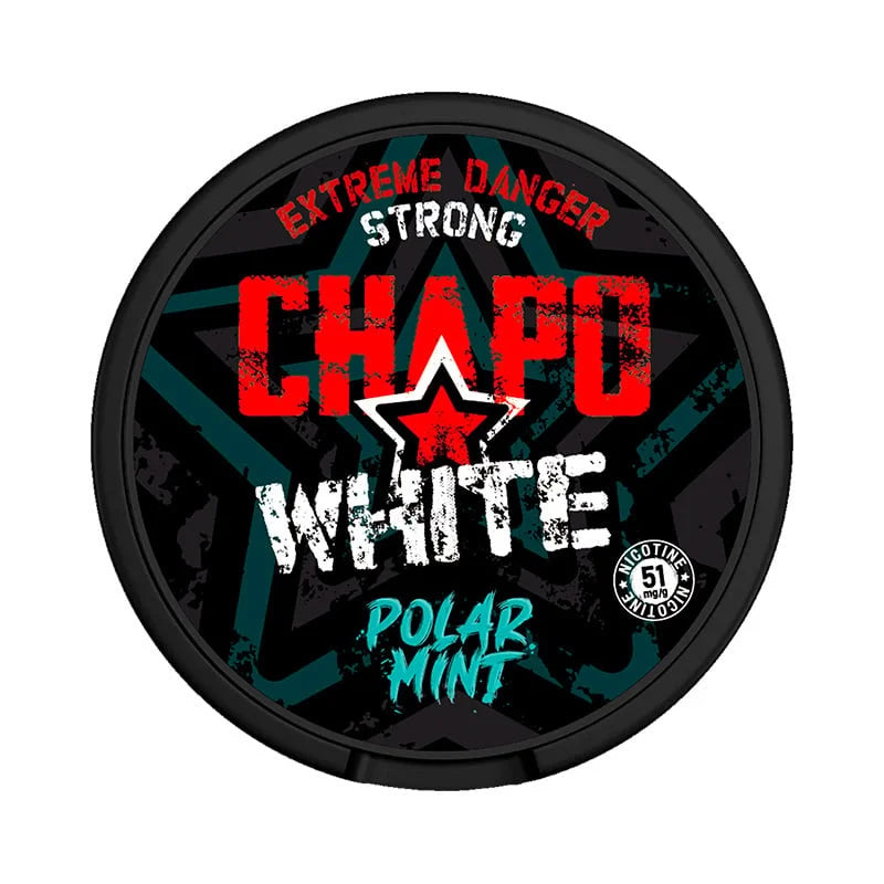 Chapo Bianco Menta Polare Pericolo Forte 30mg