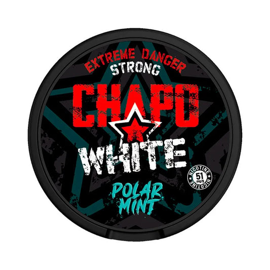 Chapo Bianco Menta Polare Pericolo Forte 30mg