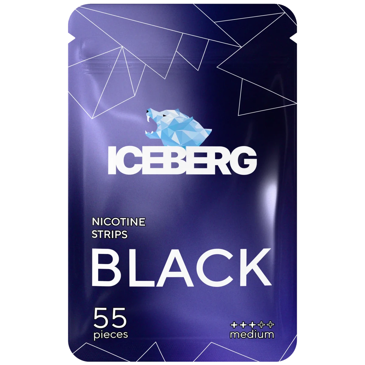 Iceberg Nicotine Strips Black 11mg - Snusio.com