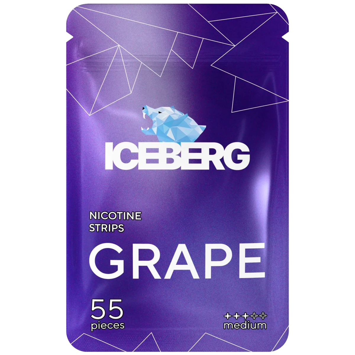 Iceberg Nicotine Strips Grape 11mg - Snusio.com