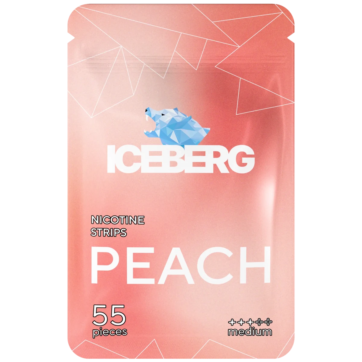 Iceberg Nicotine Strips Peach 11mg - Snusio.com