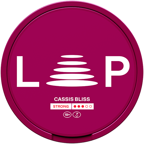 LOOP Cassis Bliss Slim Strong 9mg - SNUSIO