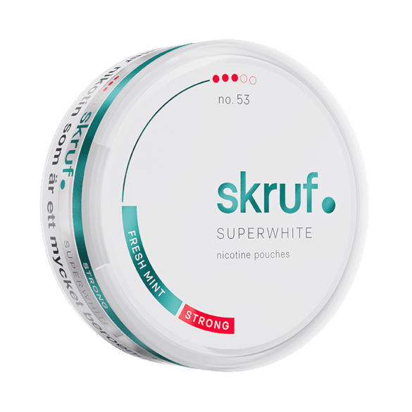 Skruf Superwhite Fresh Mint 10mg - Snusio.com