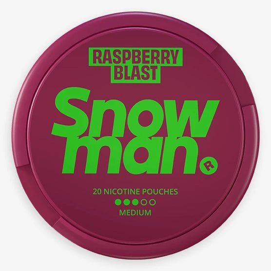Snowman Raspberry Blast 9mg - SNUSIO