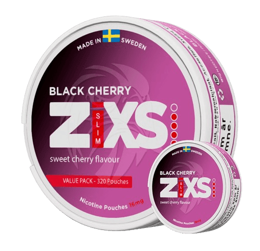 ZIXS Black Cherry 8mg JUMBO CAN - SNUSIO